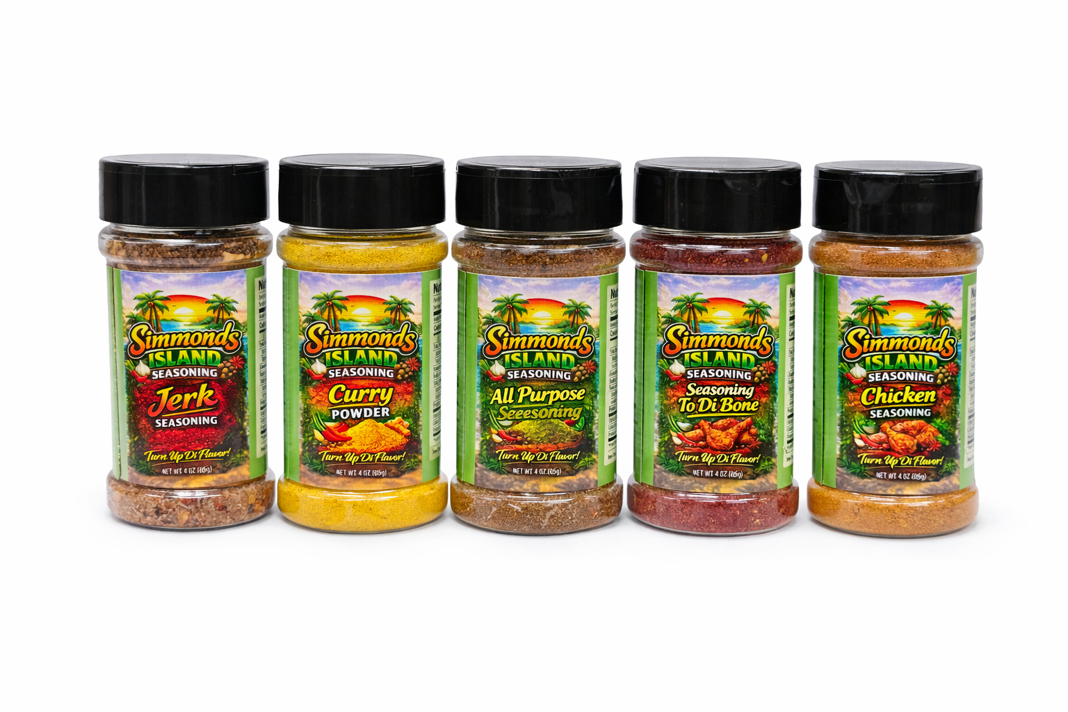 Simmonds Island Seasoning Bundle (5 Pack)