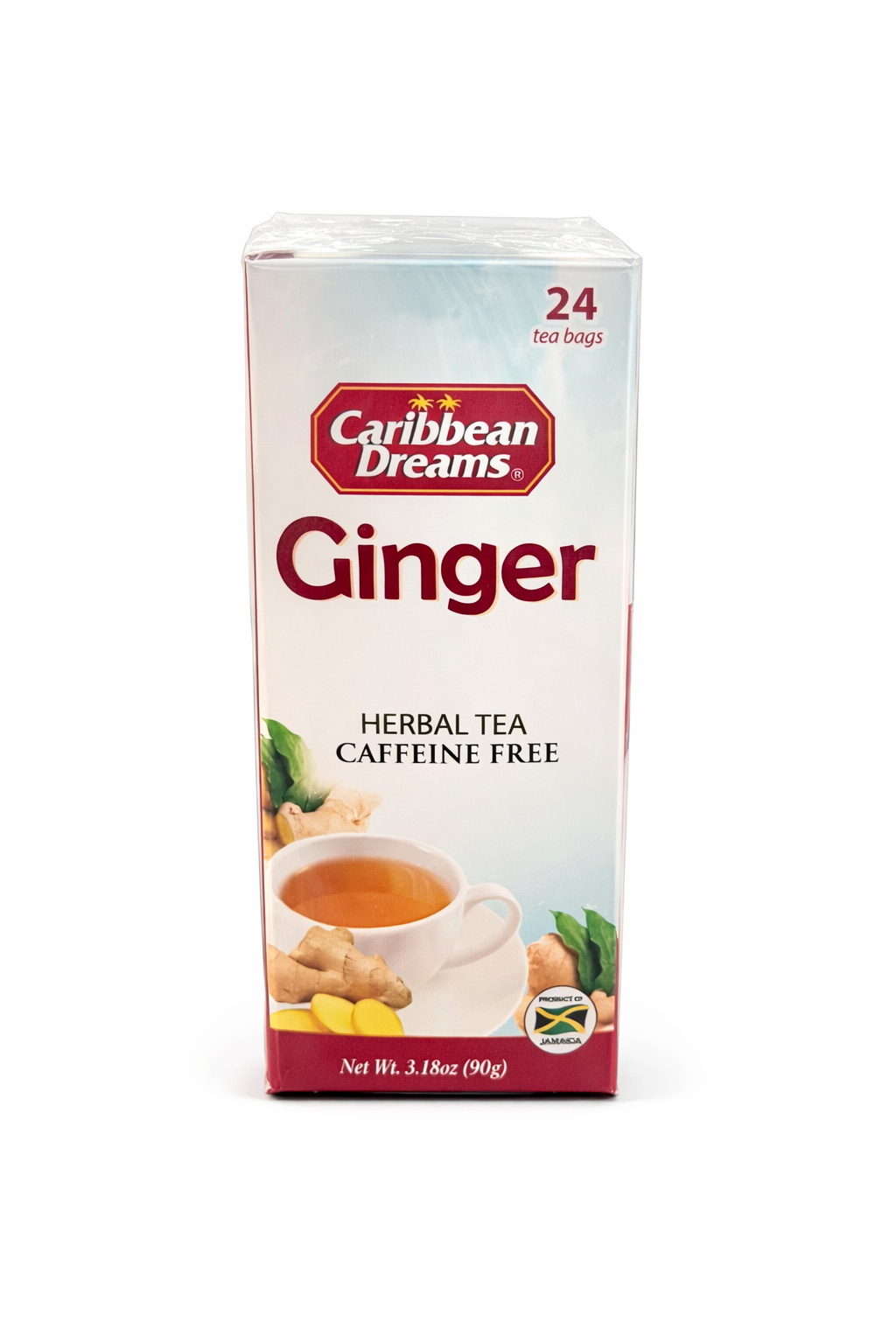 Caribbean Dreams Ginger Herbal Tea (24 Tea Bags)