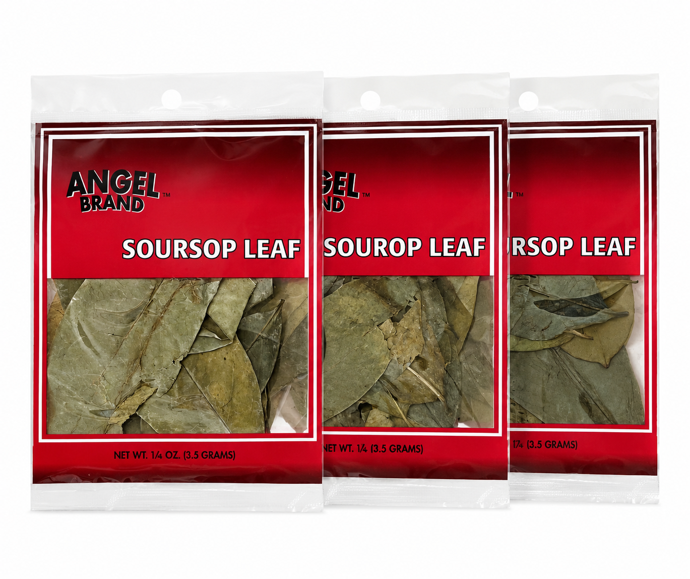 Angel Brand Soursop Leaf Tea – Natural Herbal Wellness Tea (3 Pack)