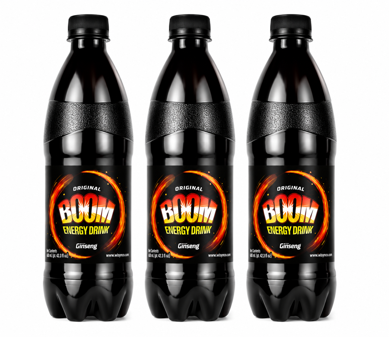 Jamaica’s Original Boom Energy Drink with Ginseng – 3 Pack